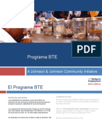 BTE Overview 2016 - Spanish School Overview
