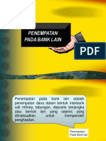 Penempatan Pada Bank Lain