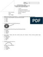 Soal PTS Genap KELAS 3-SBdP