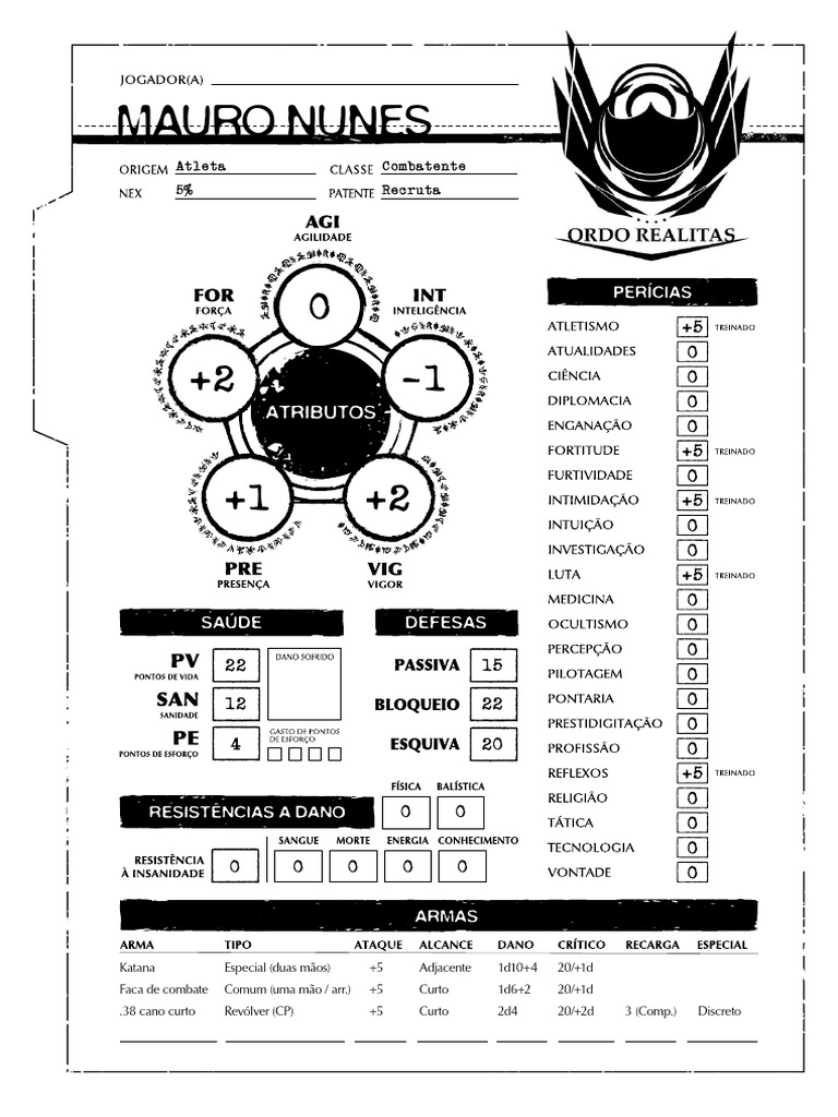 Ordem Paranormal RPG Os Espinhos Da Aurora Escarlate, PDF, Jogos de RPG