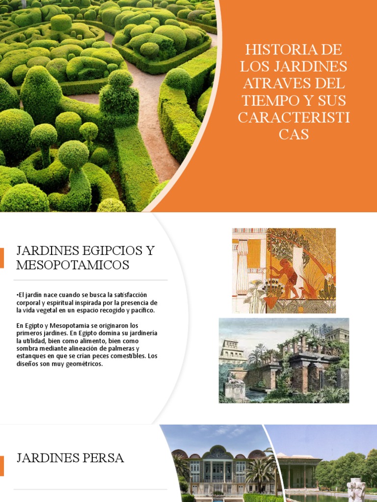 La evolución de los jardines a través de la historia y sus ...
