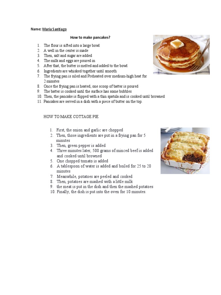 Recipe Passive Voice | PDF