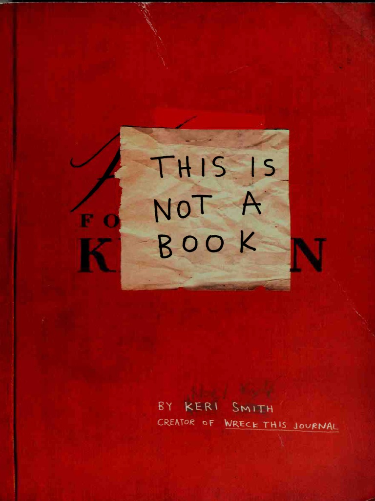 This Is Not A Book by Keri Smith PDF