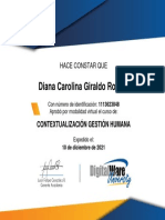 Contextualización Gestión Humana-Certificado Contextualización Kactus HCM 10007