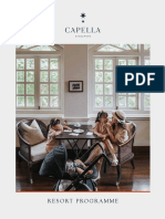 Capella Singapore - Resort Programme Brochure - 180121