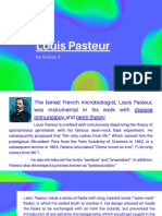 Louis Pasteur: by Group 3