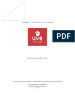 Actividad 1 El Conocimiento en La Investigación