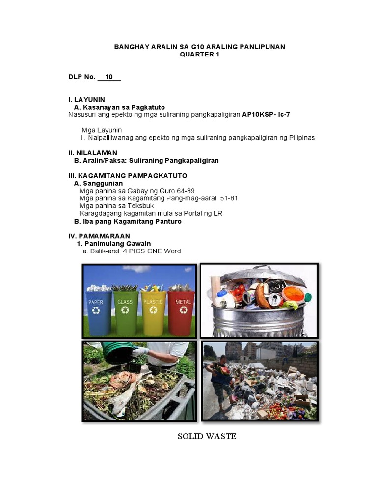 Solid Waste | PDF