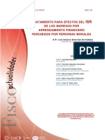 Arrendamiento Financiero Ingresos de Personas Morales Luis Ignacio Sánchez IMCP