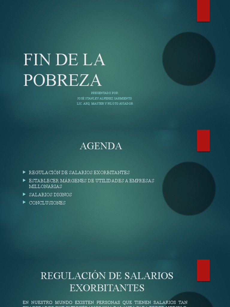 Fin de La Pobreza | PDF | Pobreza | Pobreza e indigencia
