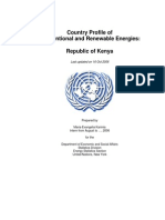 Energy Profile For Kenya (2006)