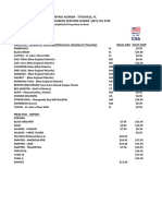 SFC Fresh Fish List