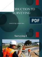 LECTURE 1 Introduction To Surveying