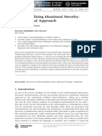 Conceptualising Ideational Novelty: A Relational Approach: Martin B. Carstensen