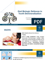 CINTYA - Oral Biologic Defences in Tooth Demineralization