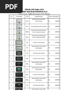 zen Omron Equipment Price List | PDF | Switch | Electrical Connector
