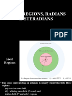Field Regions, Radians & Steradians