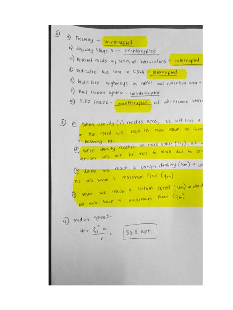 Traffic Flow With Example | PDF | Applied Mathematics | Statistical ...