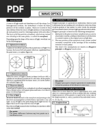 Wave Optics: 1. Wavefront 2. Huygens'S Principle