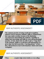1.3 Why Authentic Assessment