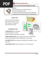 Chapter 4-Types of Text Reflecting Different Cultures