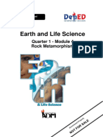 Earth and Life Science: Quarter 1 - Module 4 Rock Metamorphism