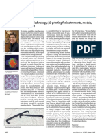 The Lancet Technology: 3D Printing For Instruments, Models,: and Organs?