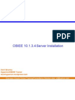 OBIEE 10.1.3.4 Server Installation: Oravision Oracle Online Training/Consultancy Solution