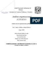 TRABAJO ANÁLISIS DE LAS ORGANIZACIONES 