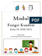 Modul Fungsi Kuadrat Kelas IX