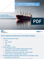 Recent and Possible Future Regulatory Developments in International Shipping