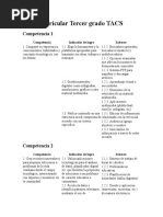 Malla Curricular Tercer Grado TACS
