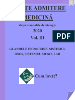 Notițe Admitere Medicină: 2020 Vol. III