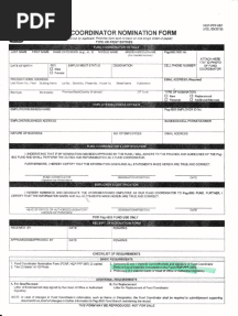 Fund Coordinator HDMF