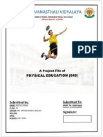 CLASS 12 Physical Education Lab Manual Work