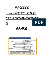 Physics Project File Electromagneti C Brake
