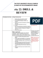 Activity 22: DRILL & Review