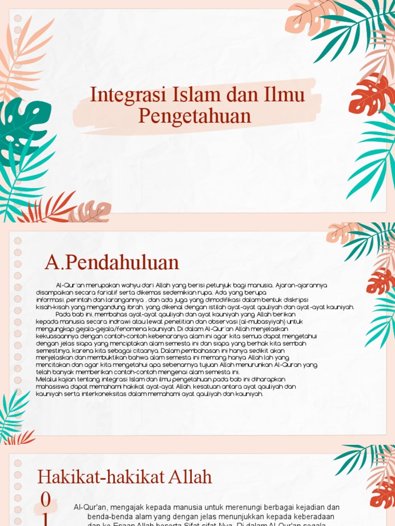Integrasi Islam dan Ilmu Pengetahuan | PDF | Agama & Spiritualitas