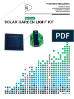 Solar Garden Light Kit: Teaching Resources