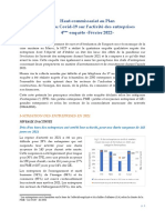 Effets Du Covid-19 Sur L'activité Des Entreprises 4ème Enquête, Février 2022 (Version FR)