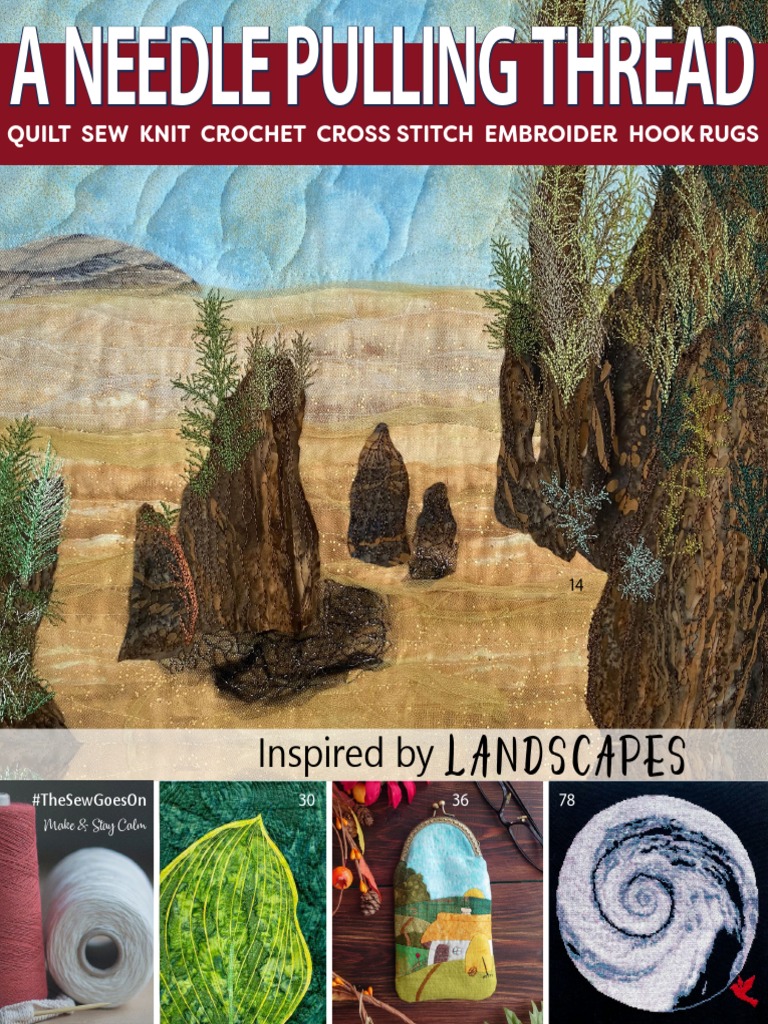 A Needle Pulling Thread Issue 58 March 2022 | PDF | Quilt | Quilting