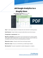 SOP067 - How To Add Google Analytics To A Shopify Store