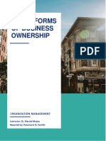 OM - Legal Forms of Business