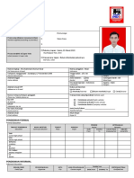 Form Data Pribadi Pelamar