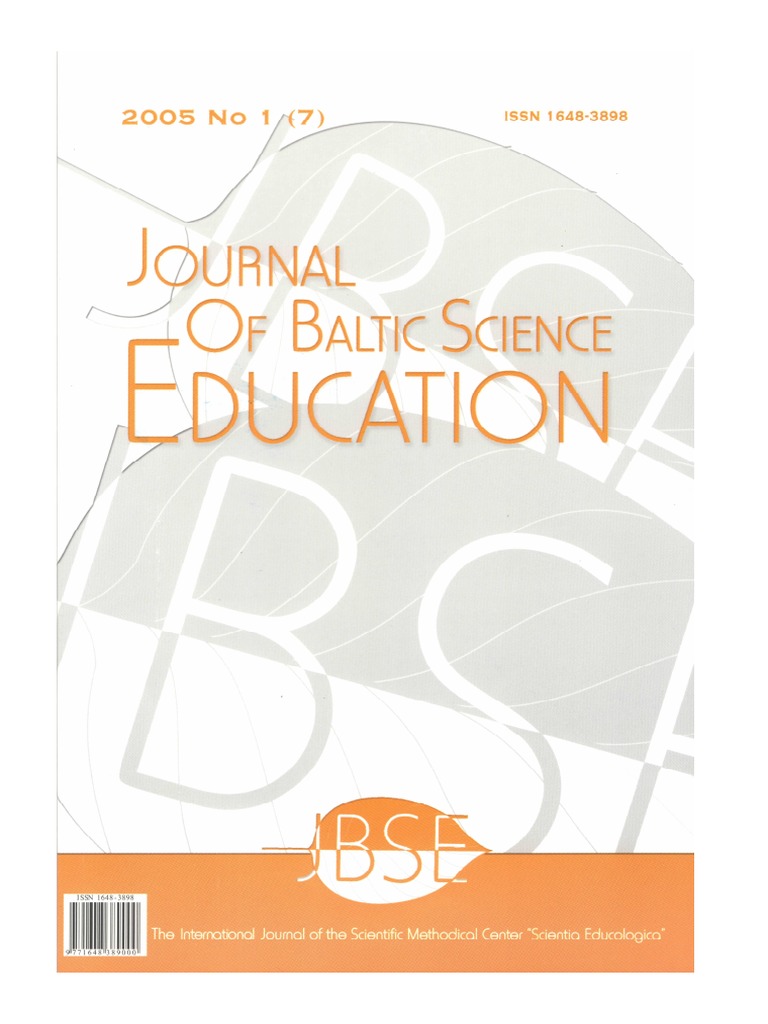 Journal of Baltic Science Education, Vol. 4, No. 1, 2005 PDF Ozone