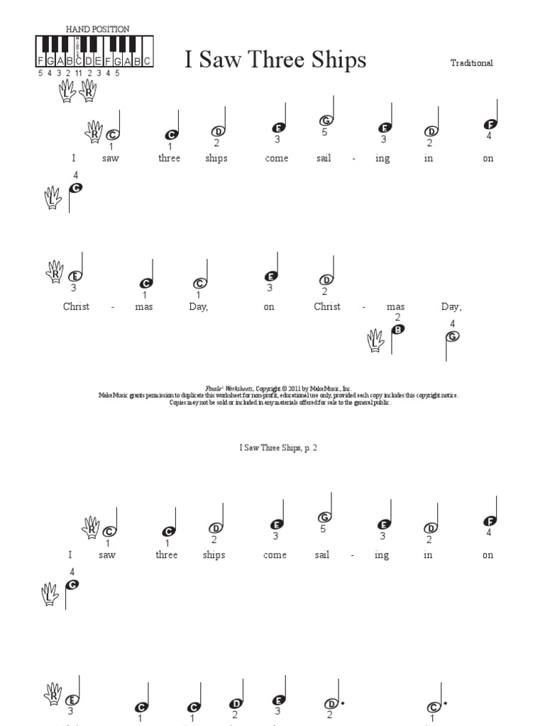 I Saw Three Ships (Pre Reading) | PDF | Law | Copyright Law