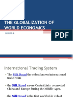 Globalization and the Evolution of the International Trading System