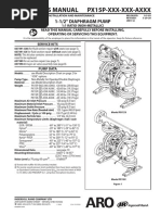 Operator'S Manual Px15P-Xxx-Xxx-Axxx: 1-1/2" Diaphragm Pump