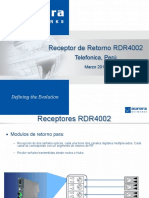 Receptor de Retorno RDR4002 - Aurora