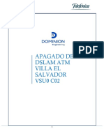 Apagado de Dslam Atm-Villa El Salvador C02 - Dom